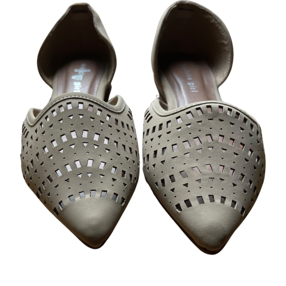 Madden Girl D’orsay Pointy Toe Flat Laser Cut